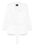 THE ANDAMANE belted blazer - White