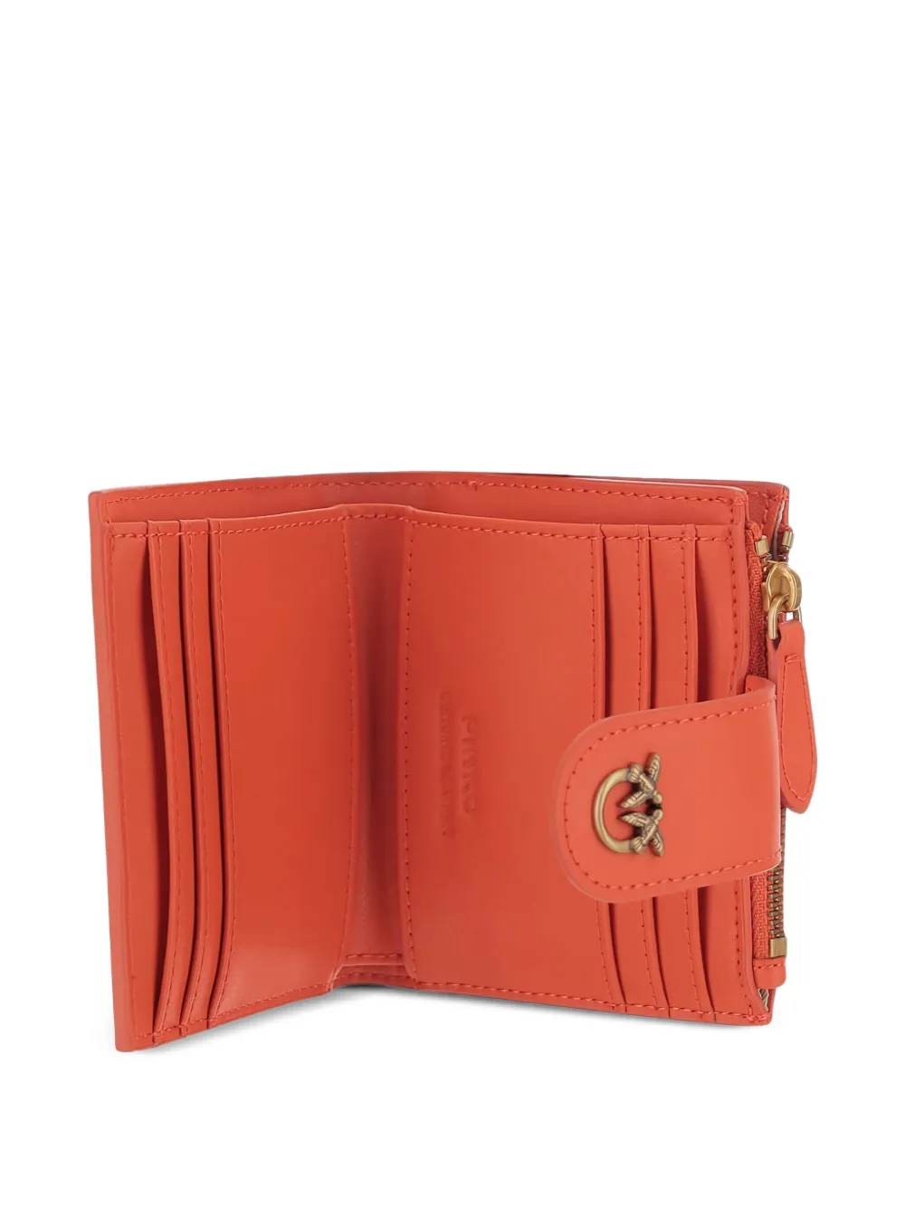 PINKO Leren portemonnee Oranje