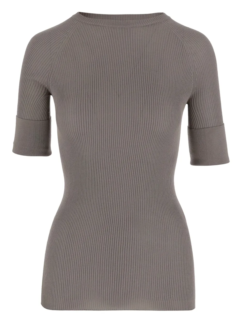 SA SU PHI silk T-shirt - グレー SA SU PHI silk T-shirt - グレー