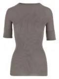 SA SU PHI silk T-shirt - Grey