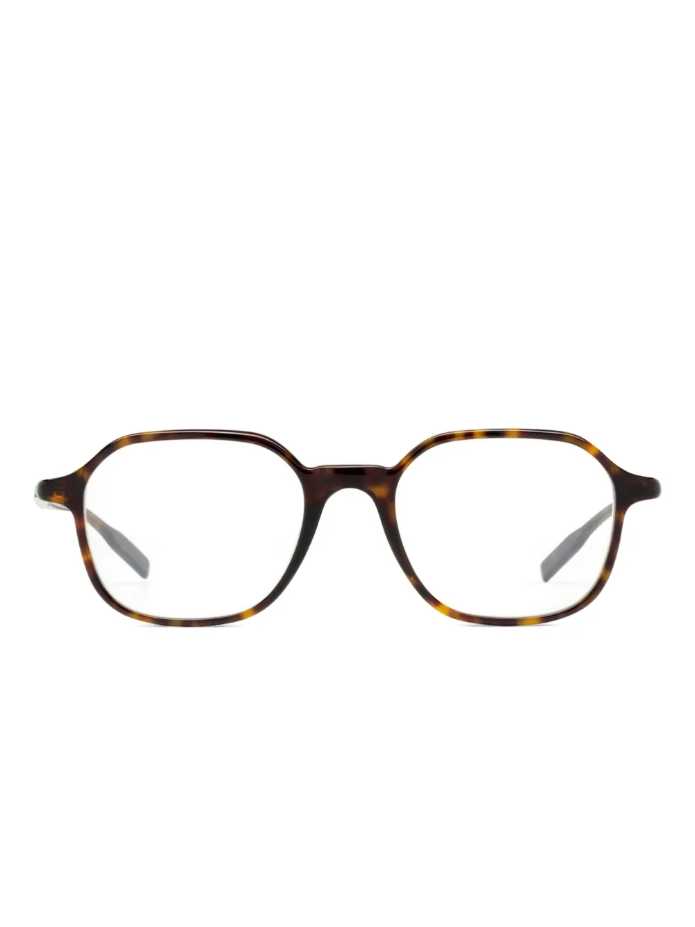 Montblanc lentes con armazón geométrica | marrón | Image 1