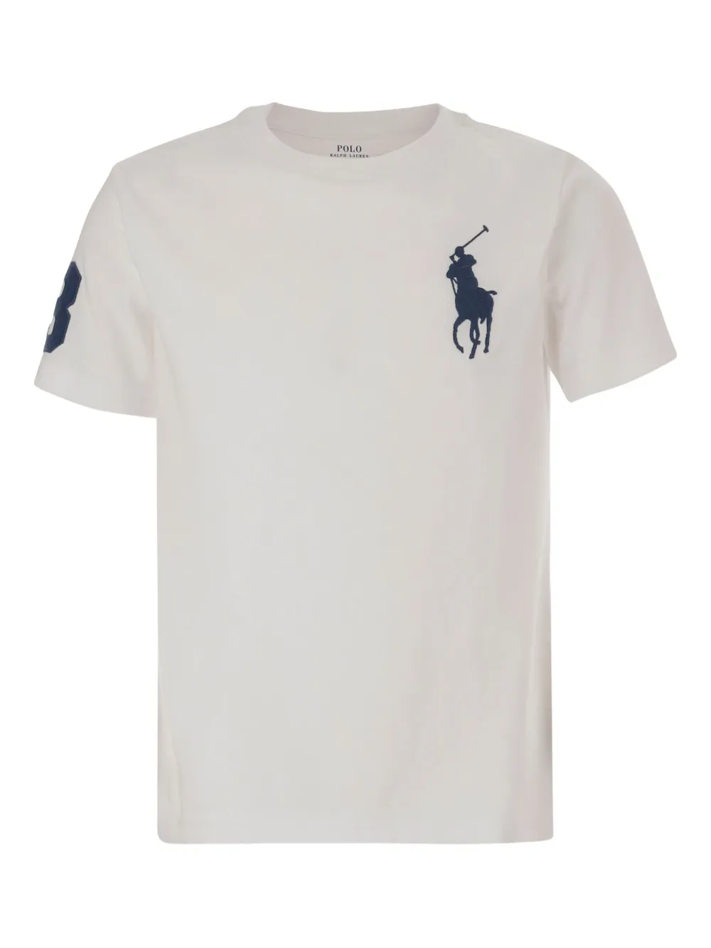 POLO RALPH LAUREN KIDS T-shirt met borduurwerk Wit