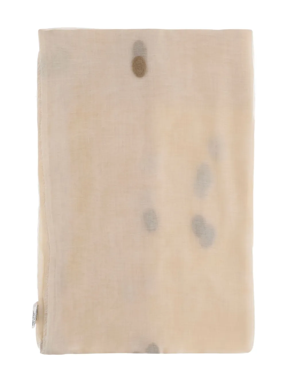 Faliero Sarti Sjaal met stippen Beige