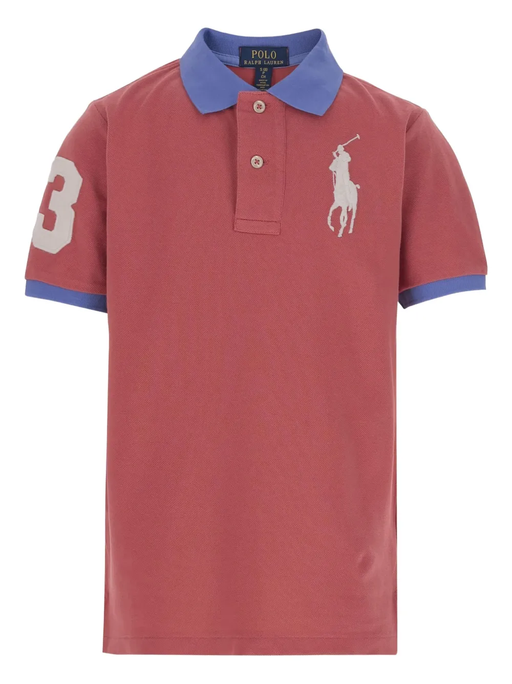 POLO RALPH LAUREN KIDS Poloshirt met Polo Pony-patch Rood