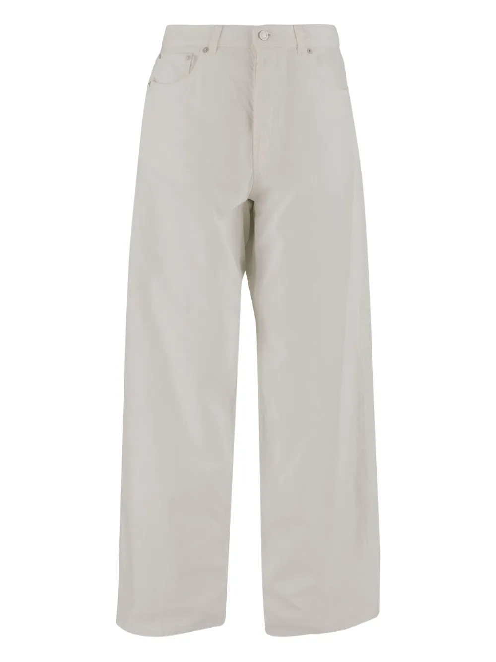 Haikure Jeans met logopatch Beige