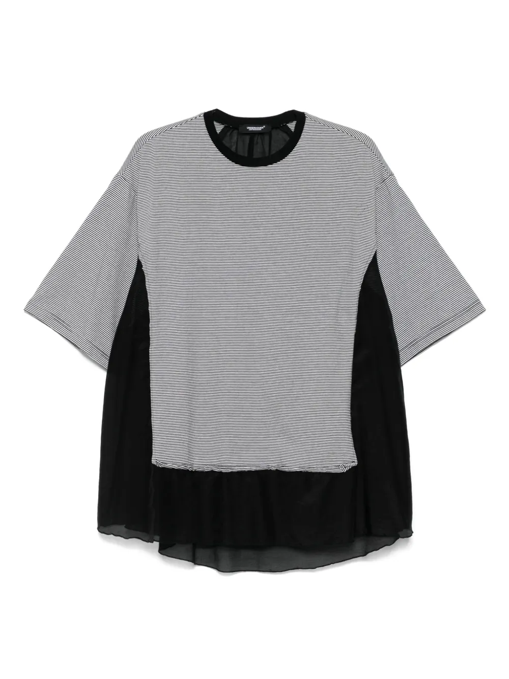 Undercover ストライプ Tシャツ - ブラック Undercover ストライプ Tシャツ - ブラック