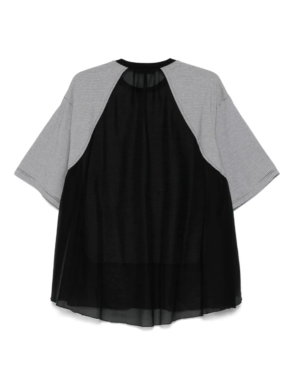 Undercover Gestreept T-shirt Zwart
