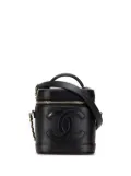 CHANEL Pre-Owned 2019 CC Lambskin Vanity Case satchel - Black