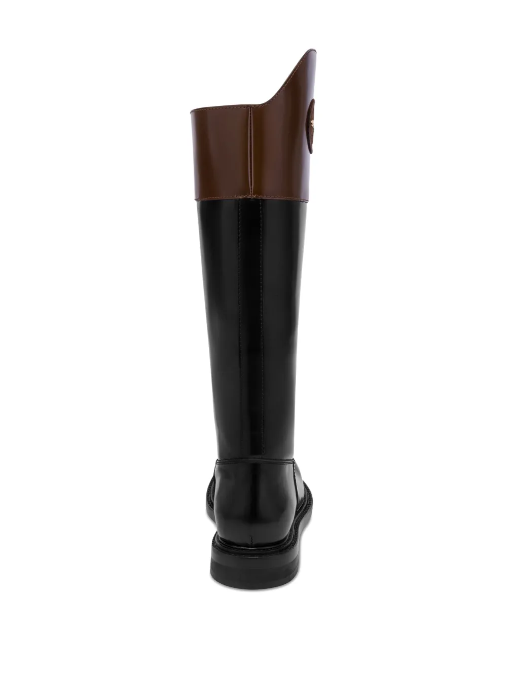 Moschino leather boots Black