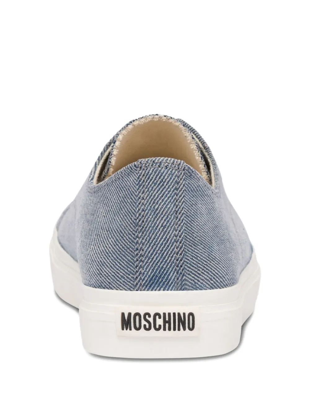 Moschino denim sneakers Blue