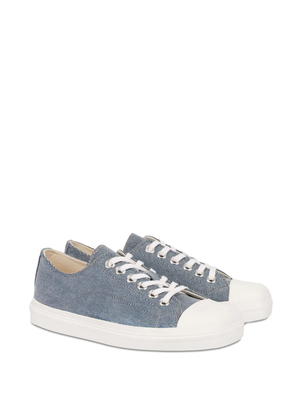 Moschino denim sneakers Blue