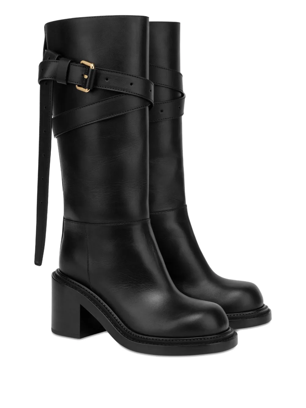 Moschino leather biker boots | Biker Boots | Image 2