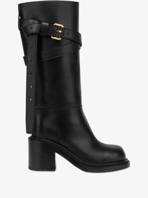 Moschino bottines en cuir