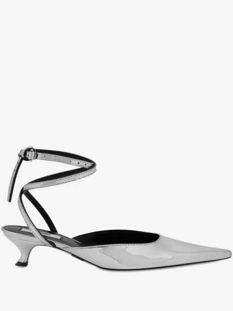 Moschino metallic pumps