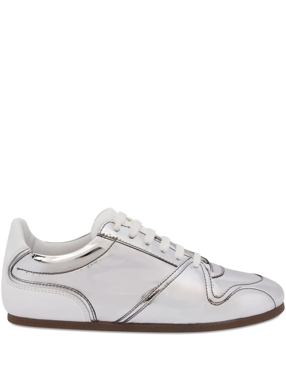 metallic sneakers