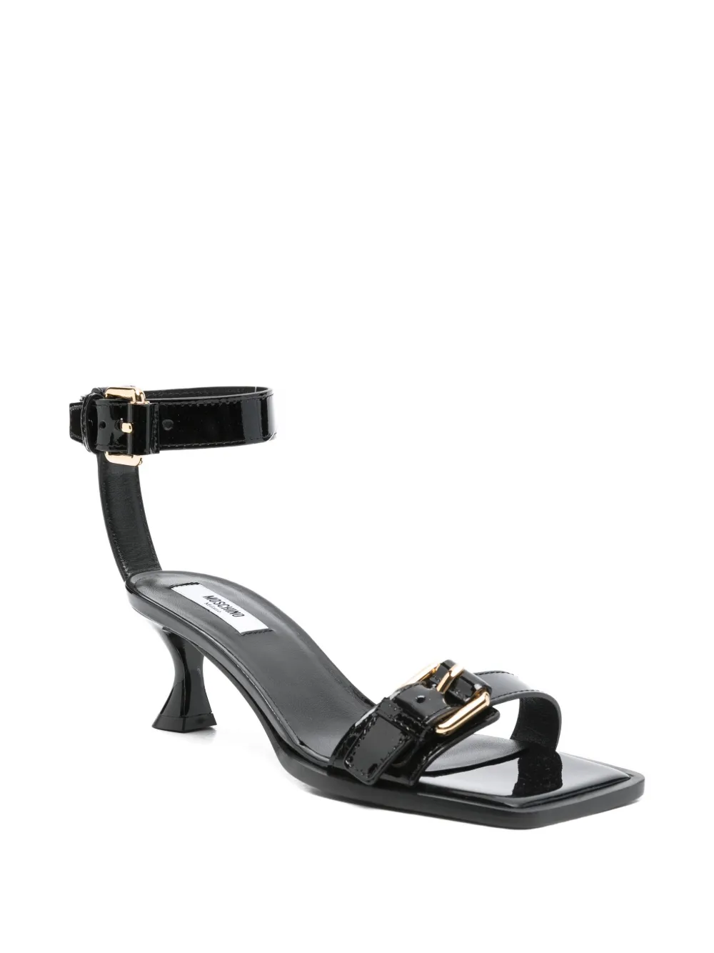 Moschino 60mm buckle-embellished sandals Black