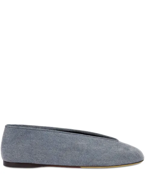 Moschino flats de mezclilla