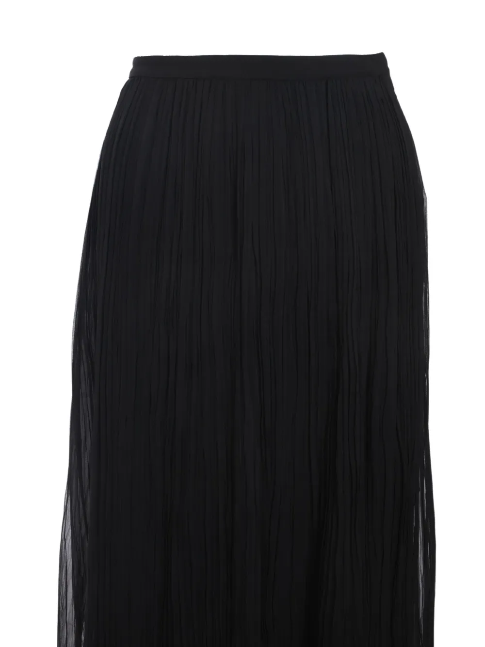 Alberta Ferretti Maxi-plooirok Zwart