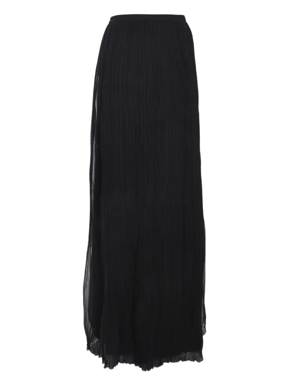 Alberta Ferretti pleated maxi skirt - Zwart
