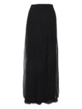 Alberta Ferretti pleated maxi skirt - Black