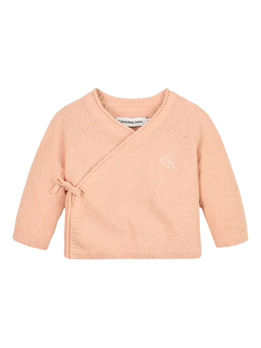 Calvin Klein Kids Gebreide wikkeltop en broek Roze