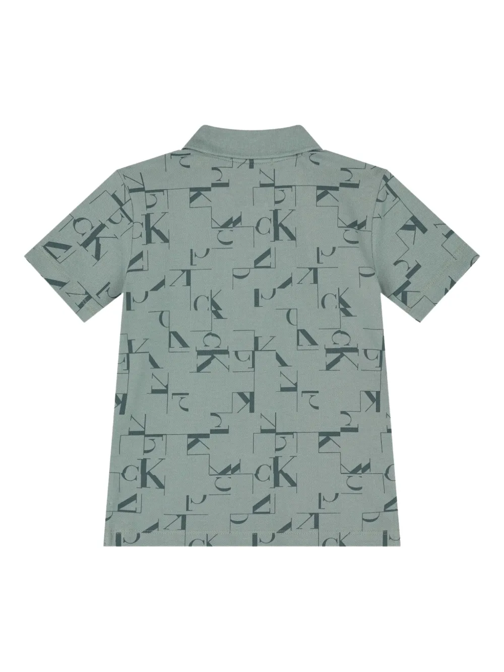 Calvin Klein Kids Poloshirt met logoprint Blauw