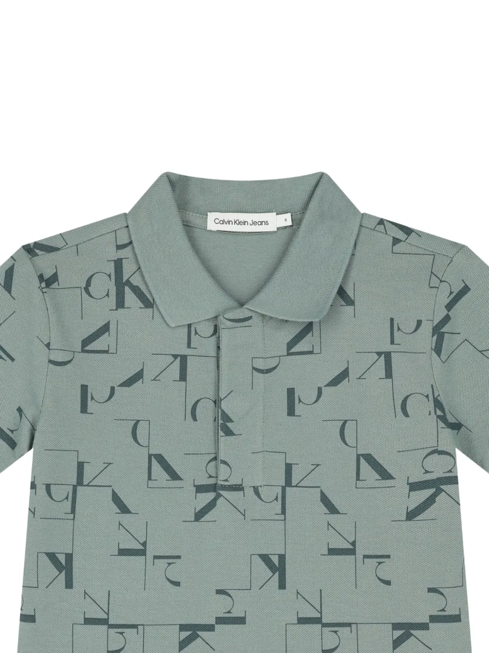 Calvin Klein Kids Poloshirt met logoprint Blauw
