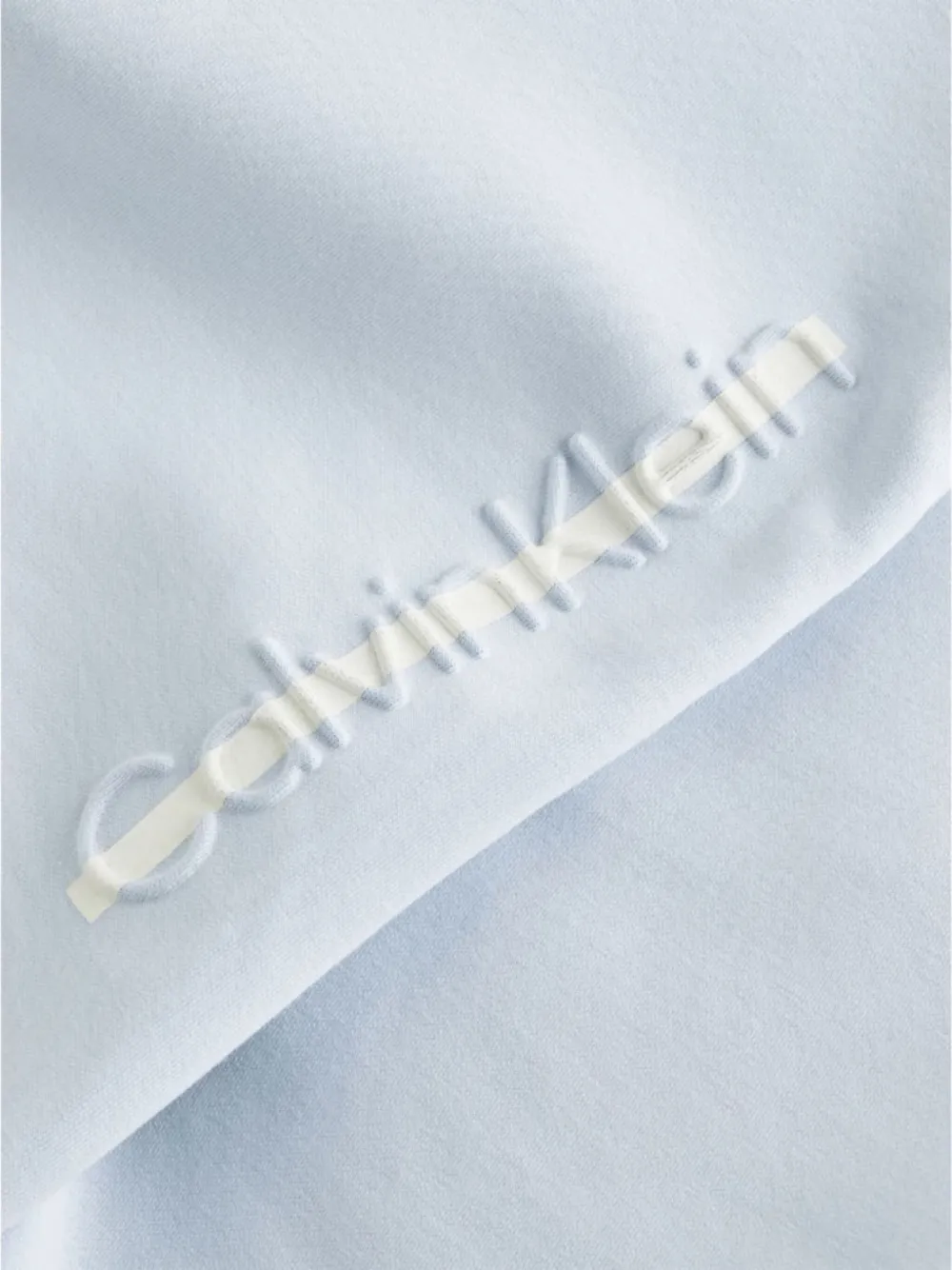 Calvin Klein Shorts met logo-reliëf Blauw