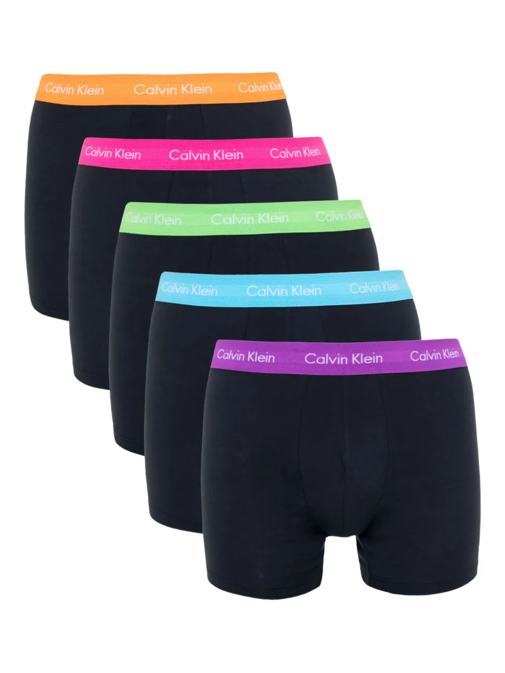 Calvin Klein Underwear logo-waistband boxers (pack of five) - ブラック Calvin Klein Underwear logo-waistband boxers (pack of five) - ブラック