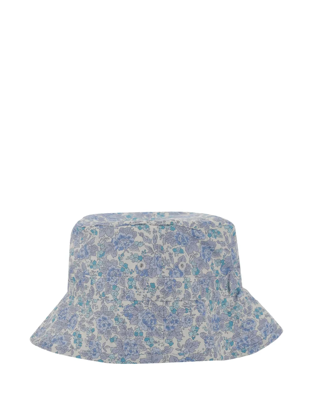 Bonpoint Vissershoed met bloe print Blauw