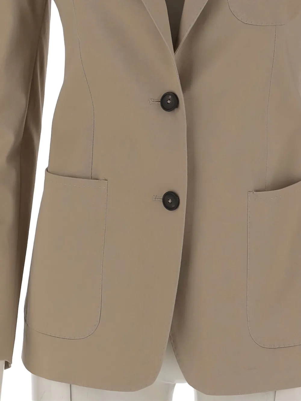 Tagliatore Blazer met enkele rij knopen Beige