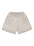 Il Gufo linen shorts - Neutrals