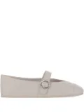Ferragamo Gancini ballet flats - White