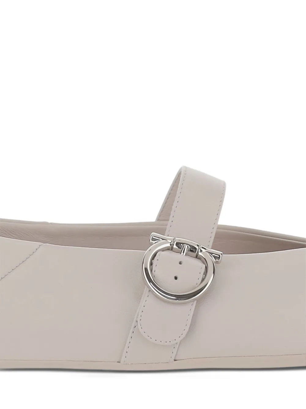 Ferragamo Gancini ballet flats Neutrals