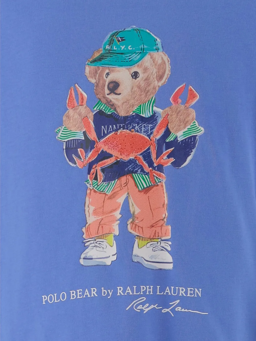 POLO RALPH LAUREN KIDS Katoenen T-shirt Blauw