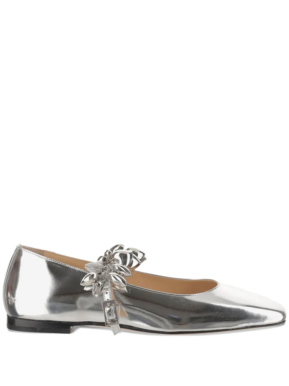MACH & MACH zapatos de tacón metalizados | plateado | Image 1