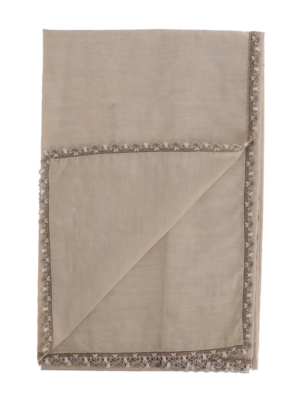 Faliero Sarti cashmere-blend scarf - Beige