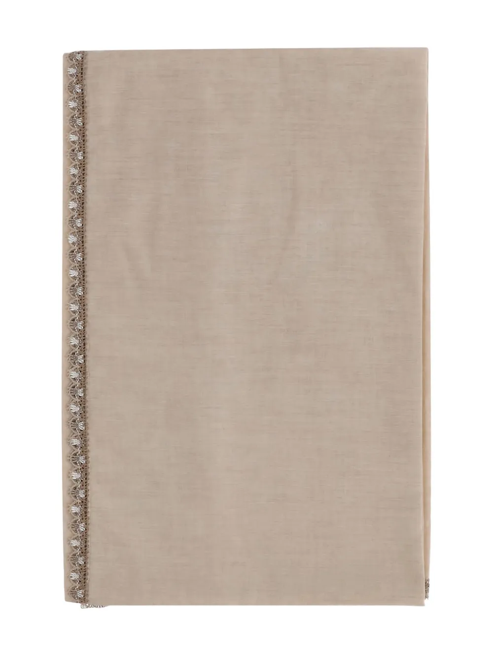 Faliero Sarti Sjaal van kasjmiermix Beige