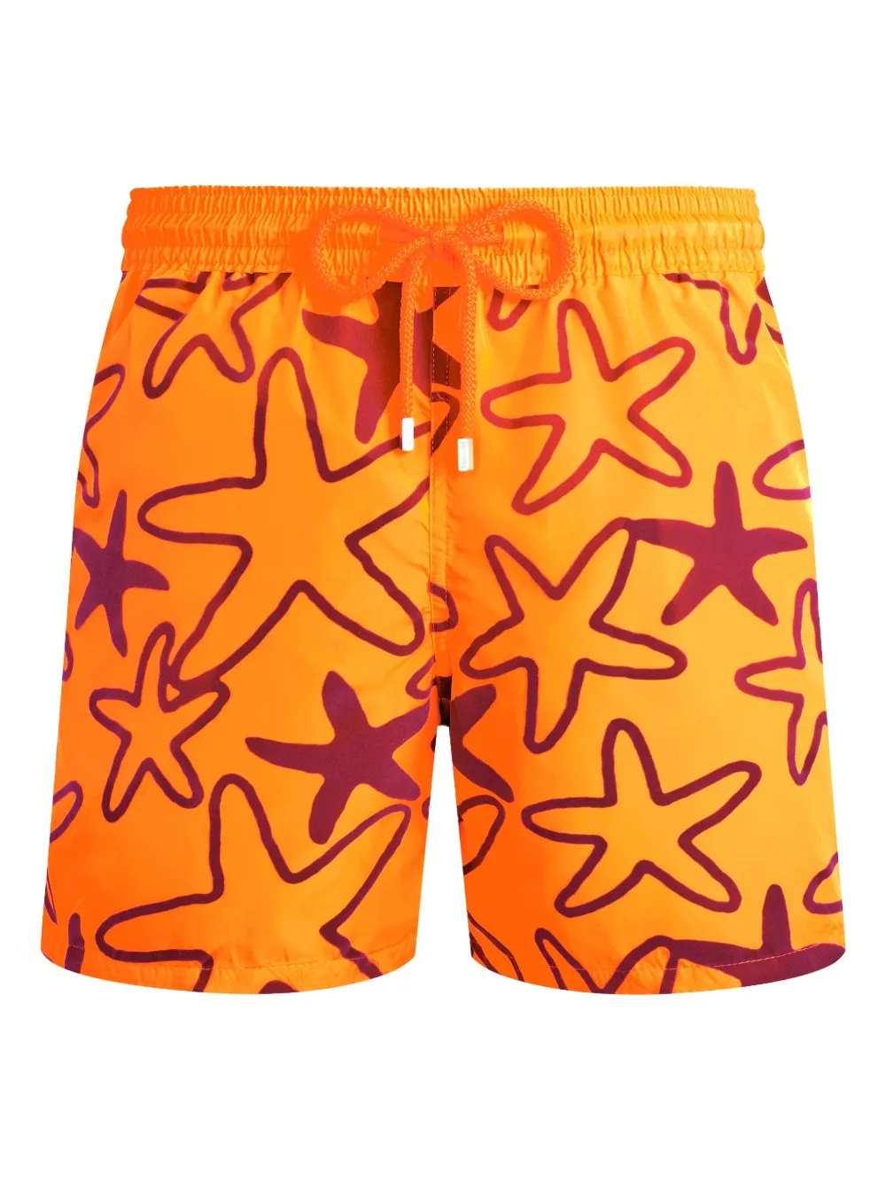 Vilebrequin Flocked Starlettes swim shorts - オレンジ Vilebrequin Flocked Starlettes swim shorts - オレンジ