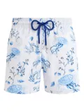 Vilebrequin Medusa and Shells swim shorts - White