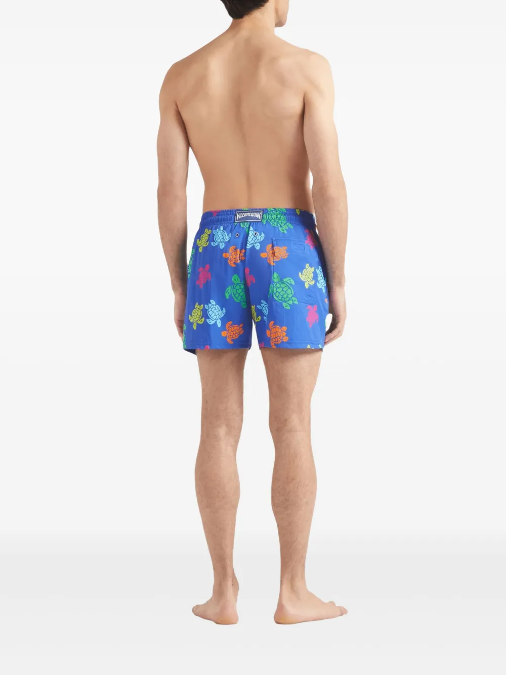 Vilebrequin Zwembroek met schildpadprint Blauw
