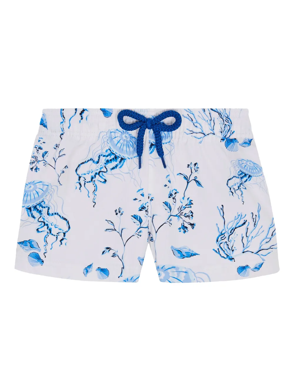Vilebrequin Kids Medusa and Shells zwembroek Wit