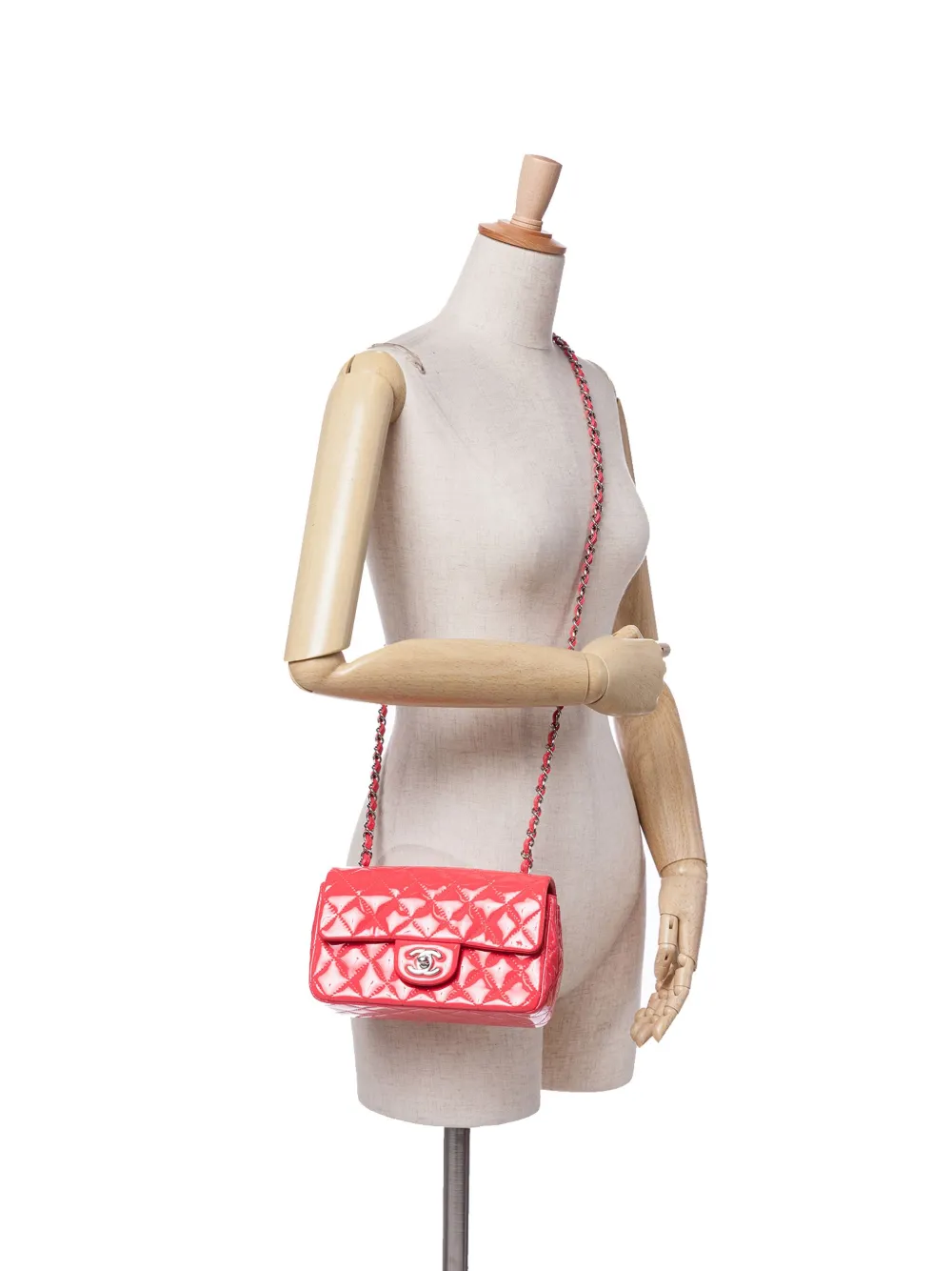 CHANEL Pre-Owned 2015-2016 Mini Rectangular Classic Patent Single Flap crossbody bag | Pre-Owned | Image 2