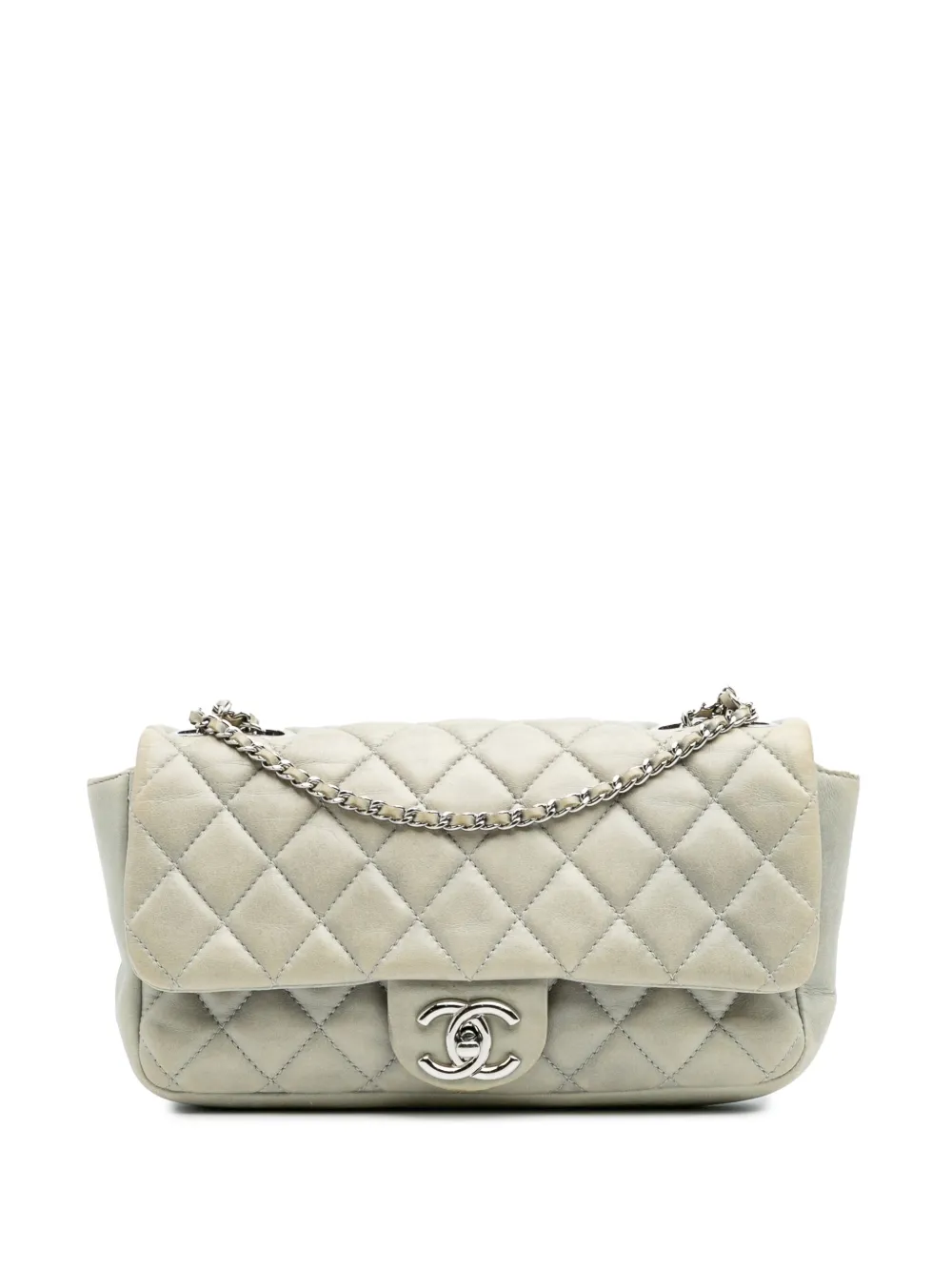 Pre-owned Chanel 2009-2010 Medium Quilted Lambskin Coco Rain Flap Shoulder Bag