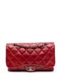 CHANEL Pre-Owned 2011 Quilted Lambskin 3 Accordion Flap shoulder bag - Red