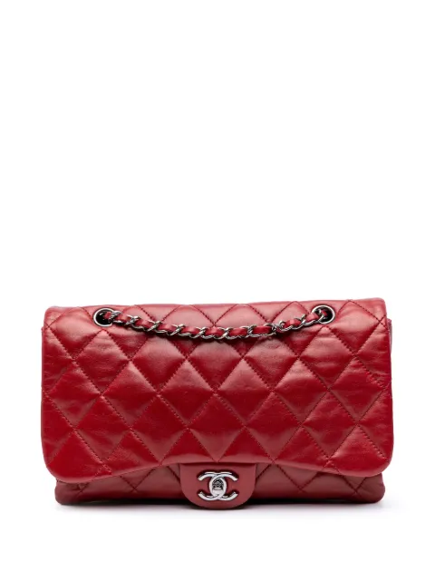 CHANEL Pre-Owned 2011 Quilted Lambskin 3 Accordion Flap shoulder bag