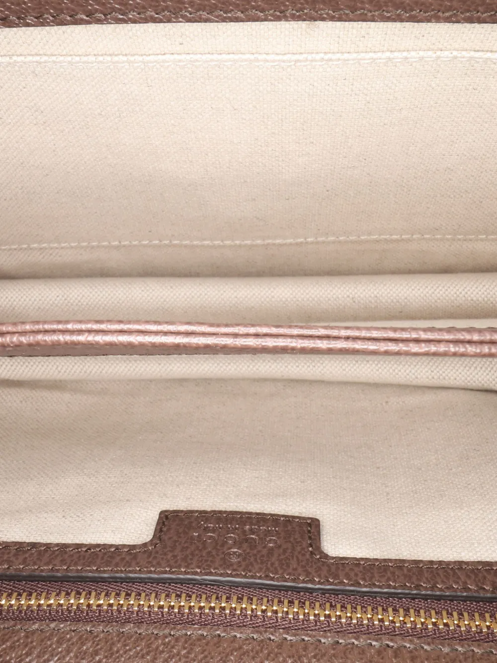 Pre-owned Gucci 2016-2024 Small Jumbo Gg Canvas Web Ophidia Top Handle Flap Satchel