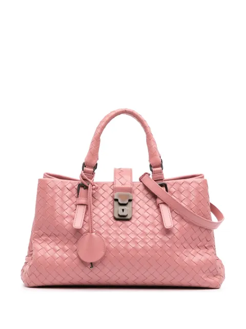 Bottega Veneta Pre-Owned 2012-2024 Small Nappa Intrecciato Roma satchel