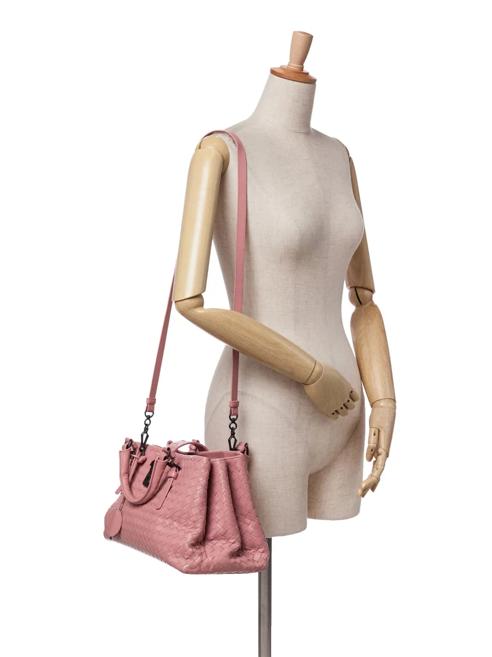 Bottega Veneta Pre-Owned 2012-2024 Small Nappa Intrecciato Roma satchel | Pre-Owned | Image 2
