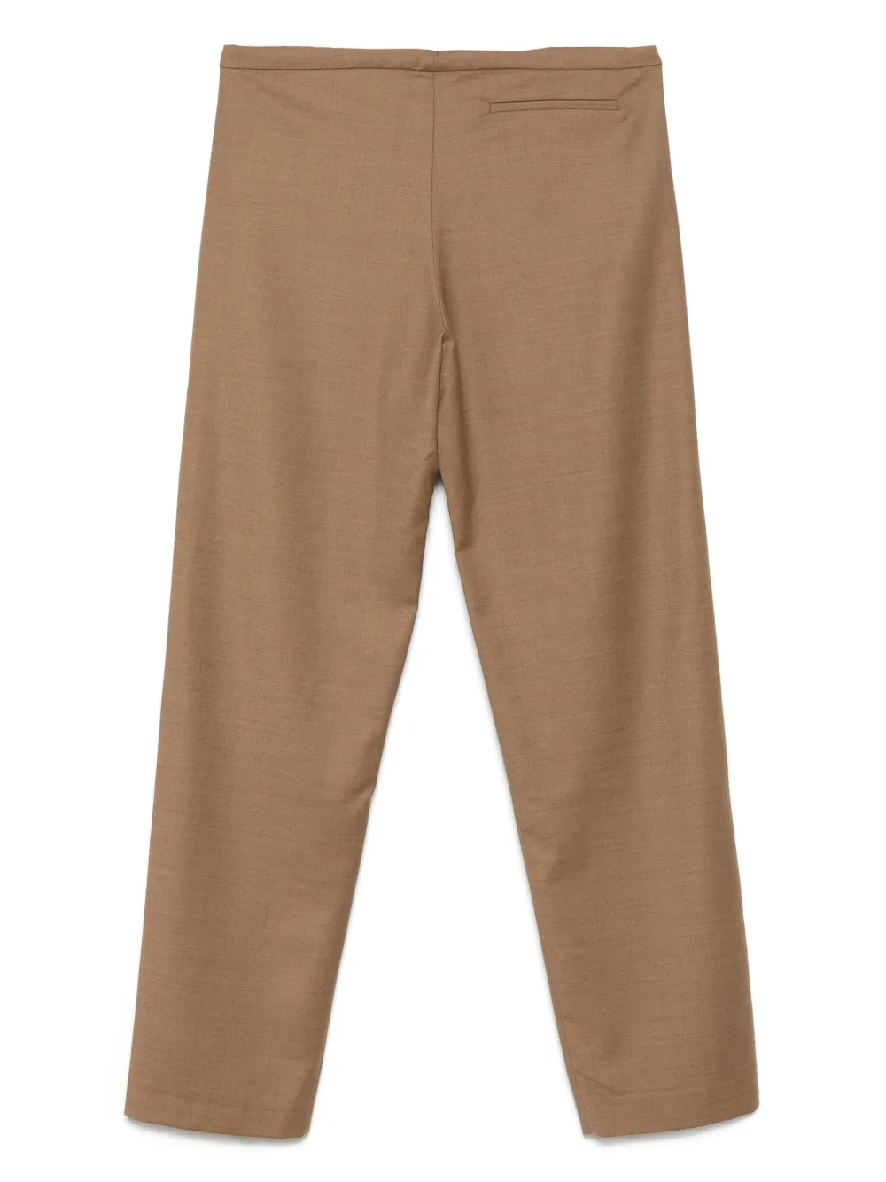 Aya Muse viring wool-blend trousers - Bruin
